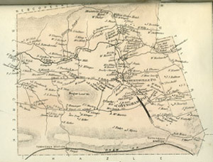 1873 map of Sugarloaf Township