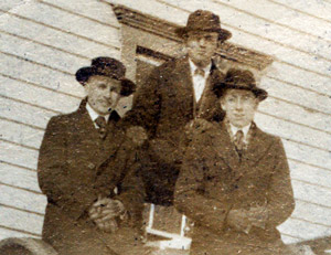 Freeland Garage, J. Boyle, Ford dealer, cropped detail