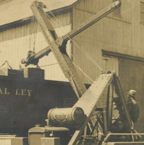 Frank N. Becker Patent photo for loading coal trucks