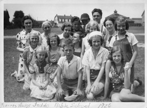 Frances Weiss Jeddo Bible School class, 1926