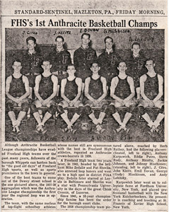 FHS Basketball 1937-1938