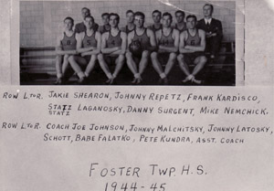 Foster Basketball 1944-1945