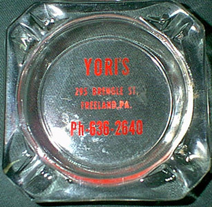 Yori beer distributorship ashtray