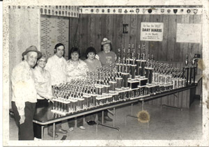 Darts trophies, no date