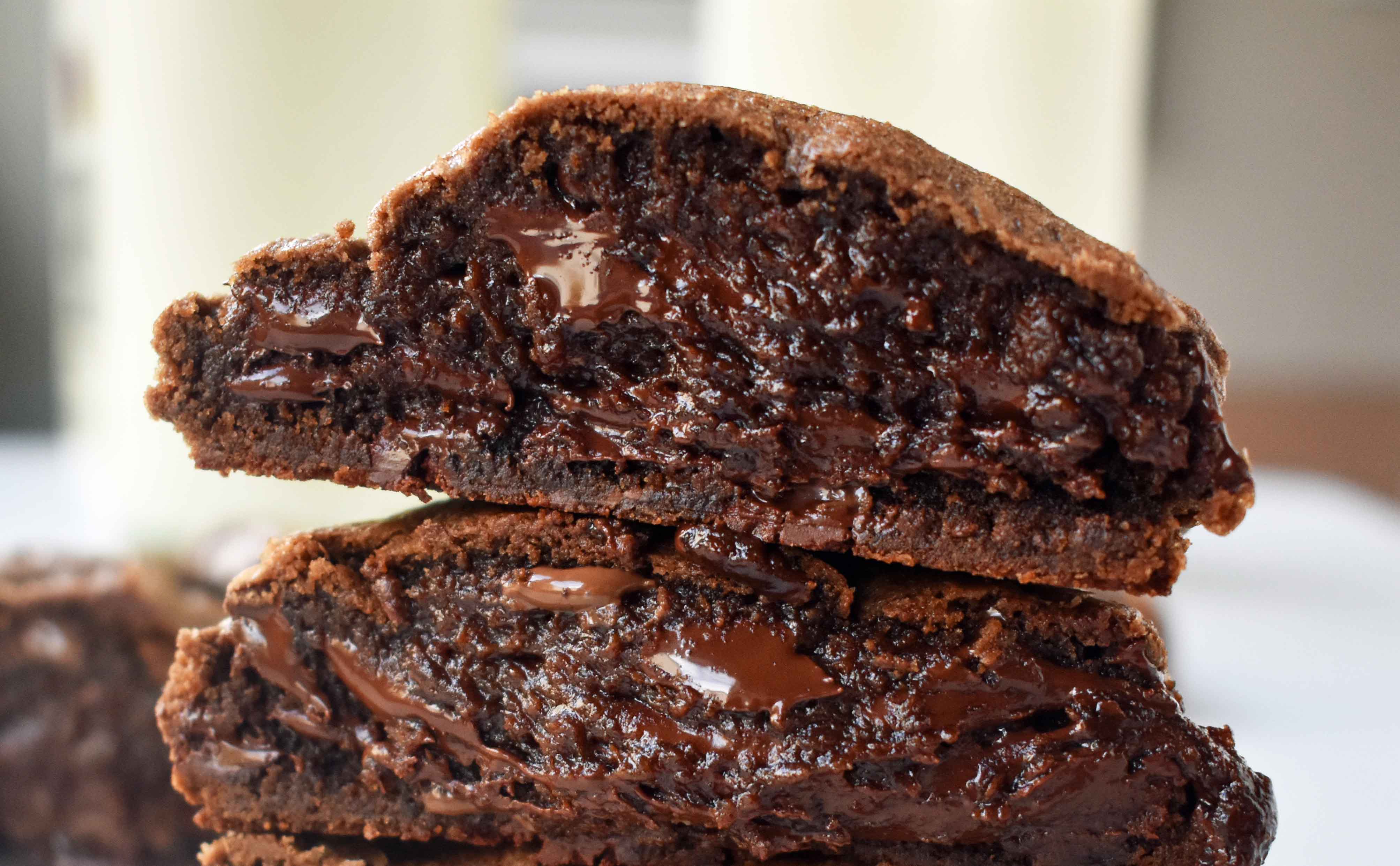 dark chocolate chocolate chip cookie from Levain