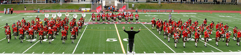 The Kilties take the field