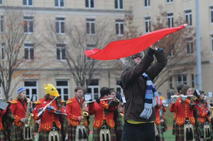 We have a colorguard too you know.