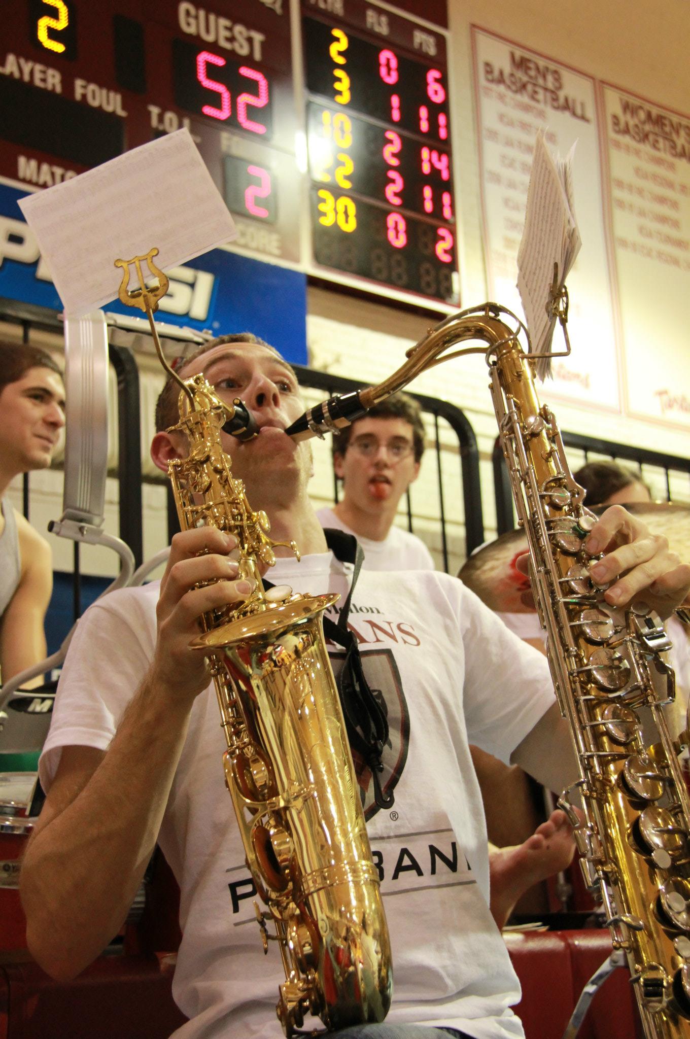 Dan Curhan believes two saxes are better than one. I have to agree.