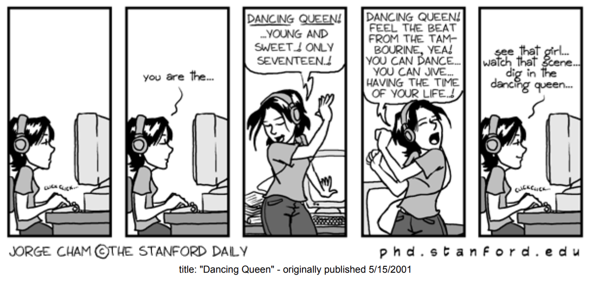 Comic Strip dancingqueen
