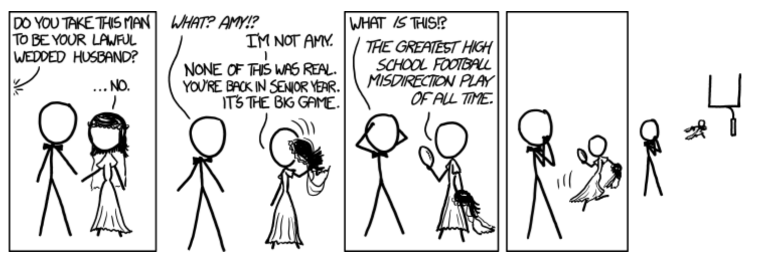 Comic Strip football