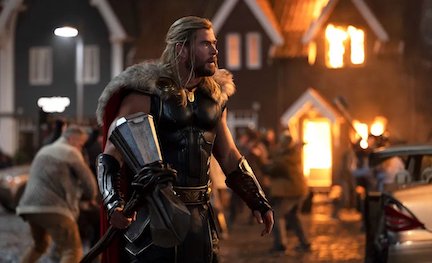 Thor in battle