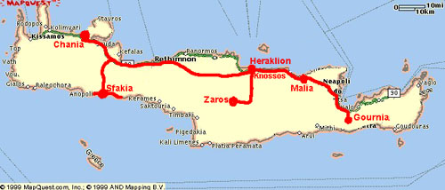 Crete Map