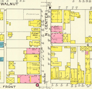 Centre between Front and Walnut