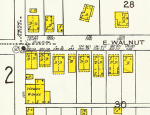 1923 Sanborn map detail