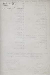Partial list of residents of Upper Lehigh, 1940s-1950s