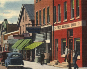 The Coffee Pot, at 630 Centre around 1940