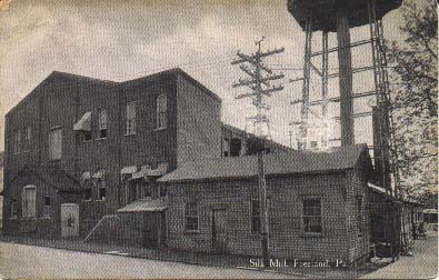 Water tower next to Freeland Silk Mill, Birkbeck Street