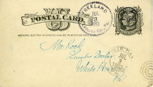 Kreyscher-Keck 1883 postcard