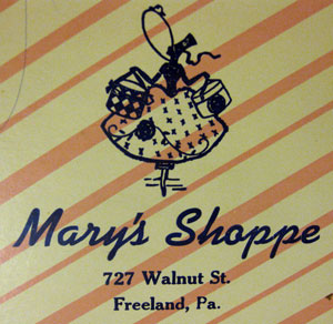 Mary's Shoppe hatbox