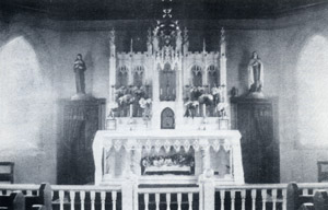 St. Anthony's renovated interior, 1921