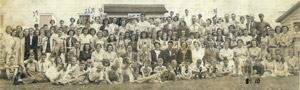 Freeland area attendees at Montrose religious retreat, 1946